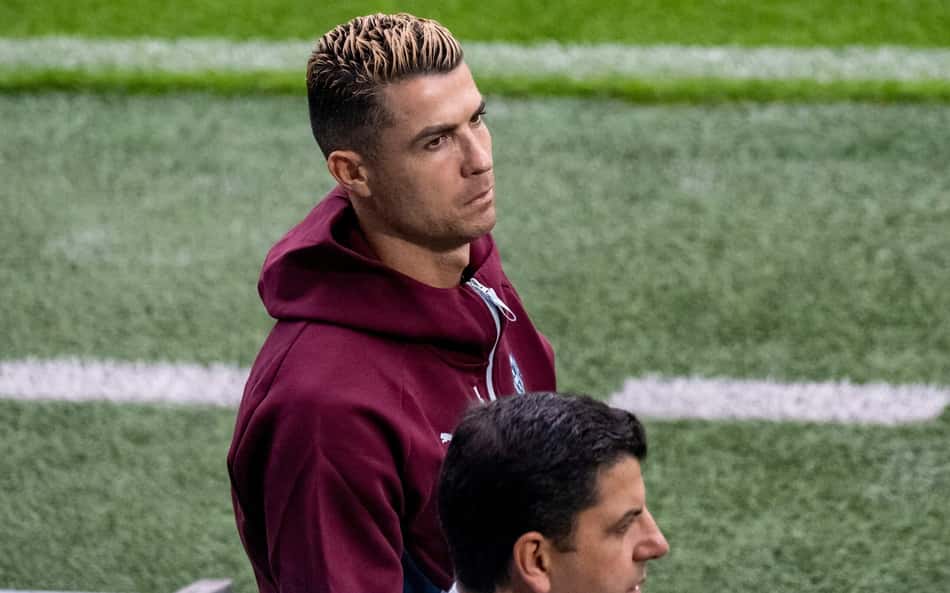 Cristiano Ronaldo ficou no banco na última partida de Portugal