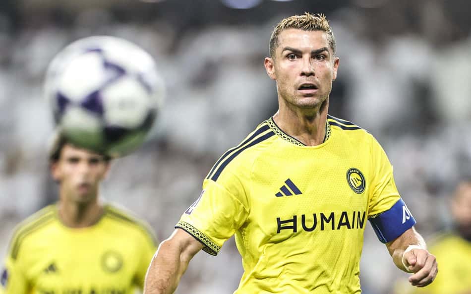 Cristiano Ronaldo em ação no Al-Nassr (Foto: Fadel Senna / AFP)