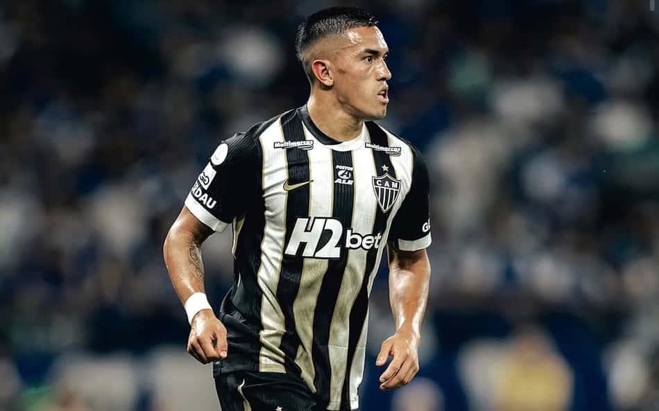 Cuello pelo Atlético (Foto: Pedro Souza / Atlético)