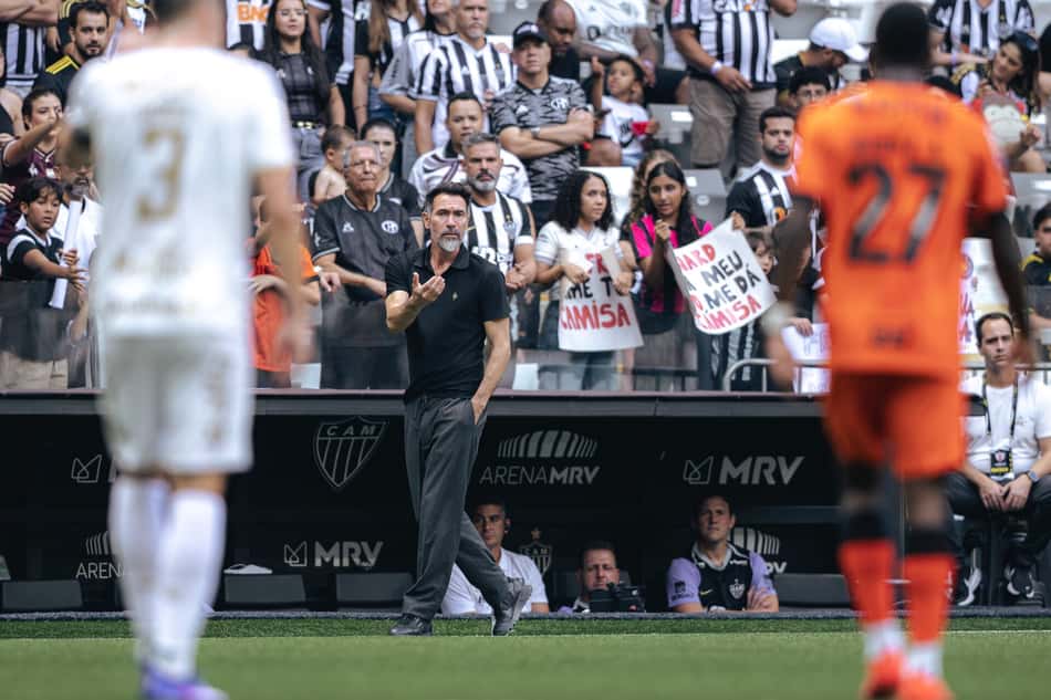 Domínguez em Galo x Chape (Foto: Pedro Souza / Atlético)