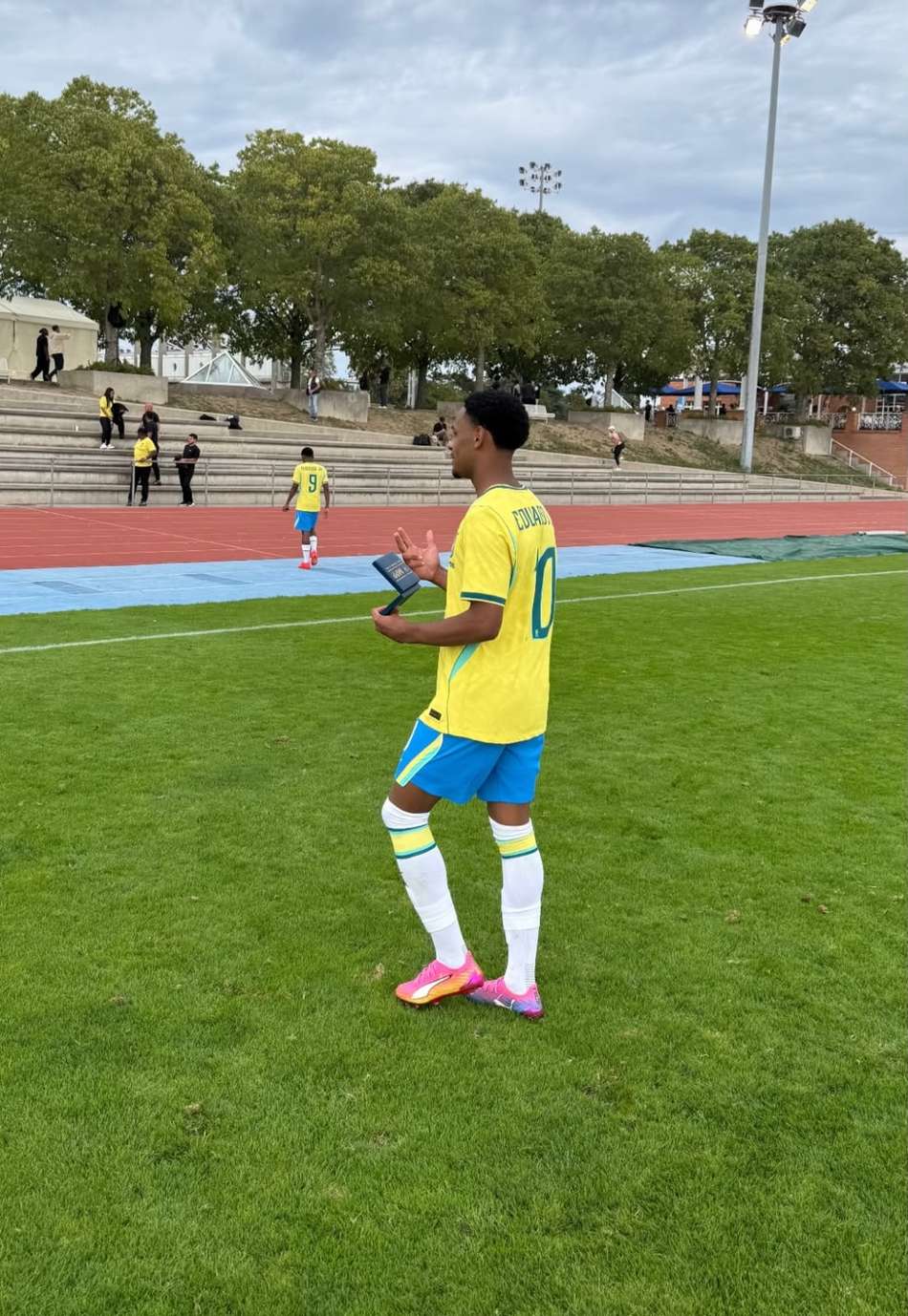 Eduardo Conceição, do Palmeiras, pela Seleção Brasileira