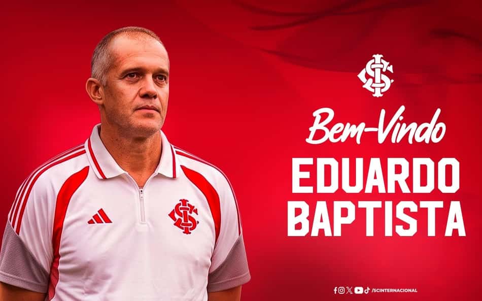 Eduardo Baptista chega para comandar o Inter até o fim da temporada (Foto: Reprodução)