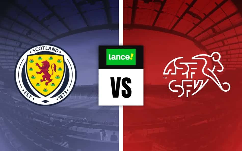 Escudos das seleções de Escócia x Suíça para Palpites de Futebol