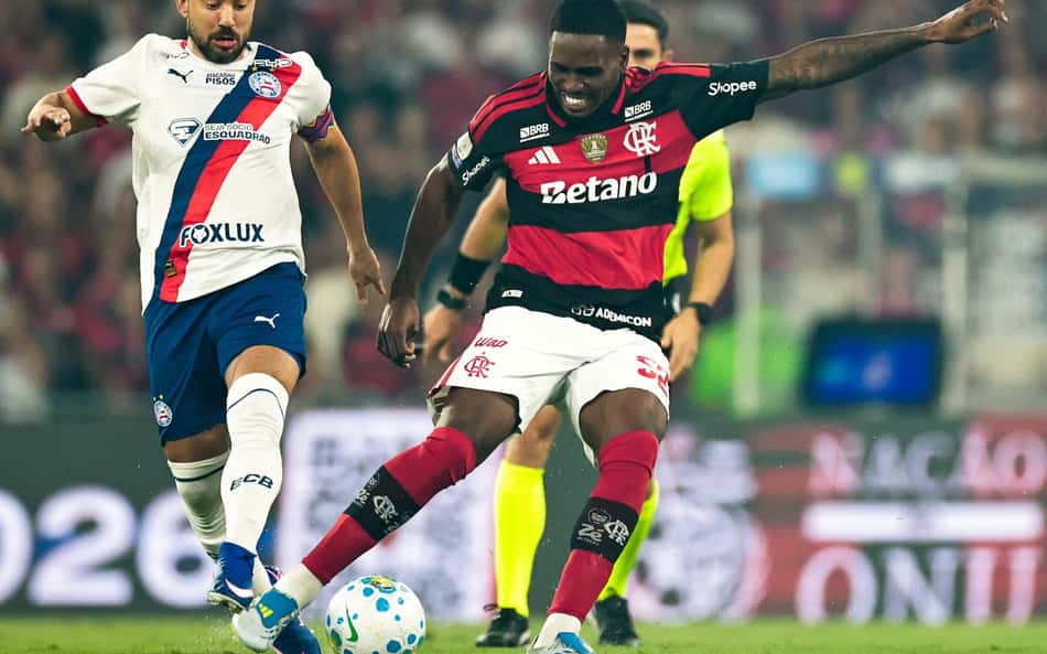 Lesão de Evertton Araújo gera impacto no Flamengo em período decisivo da temporada