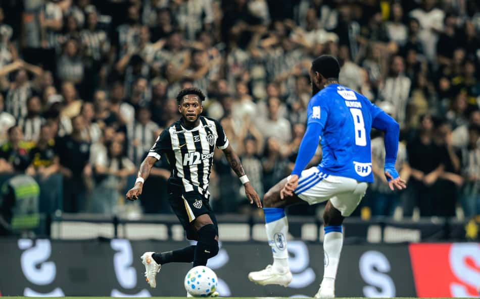 Fred e Gersoon se encarado em Atlético-MG x Cruzeiro