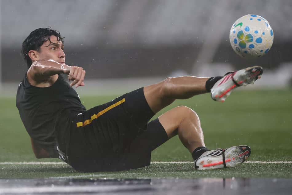Ferraresi em treino do Botafogo
