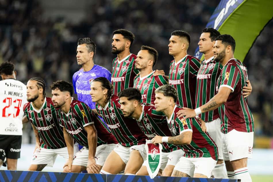 Time do Fluminense antes de enfrentar o Vasco