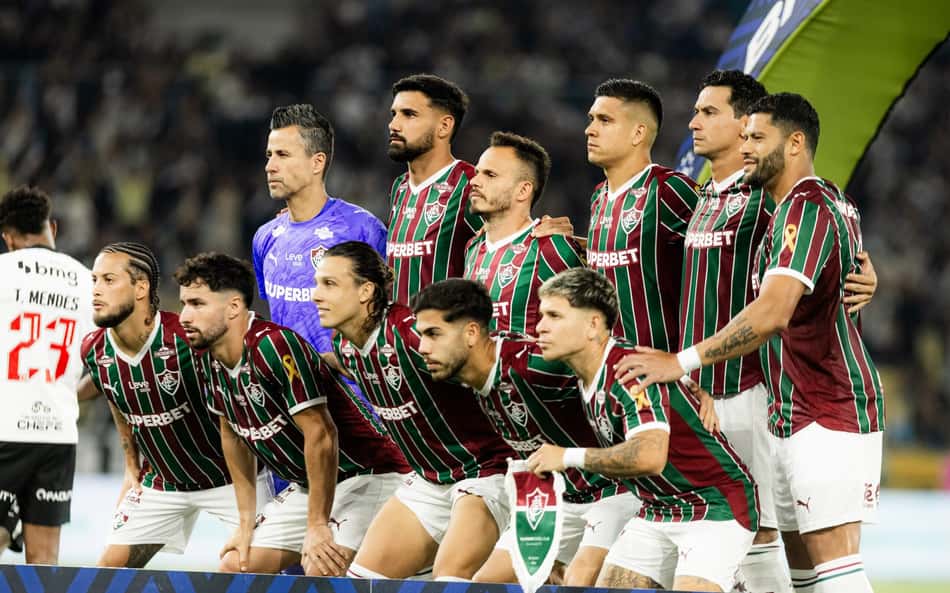 Time do Fluminense antes de enfrentar o Vasco