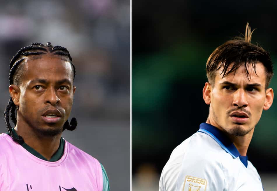 Keno, Lavega e Lezcano, emprestados pelo Fluminense (Foto: Anderson Romao/AGIF/Folhapress/Paulo De Tarso/AGIF/Folhapress/Reprodução Instagram Lezcano)