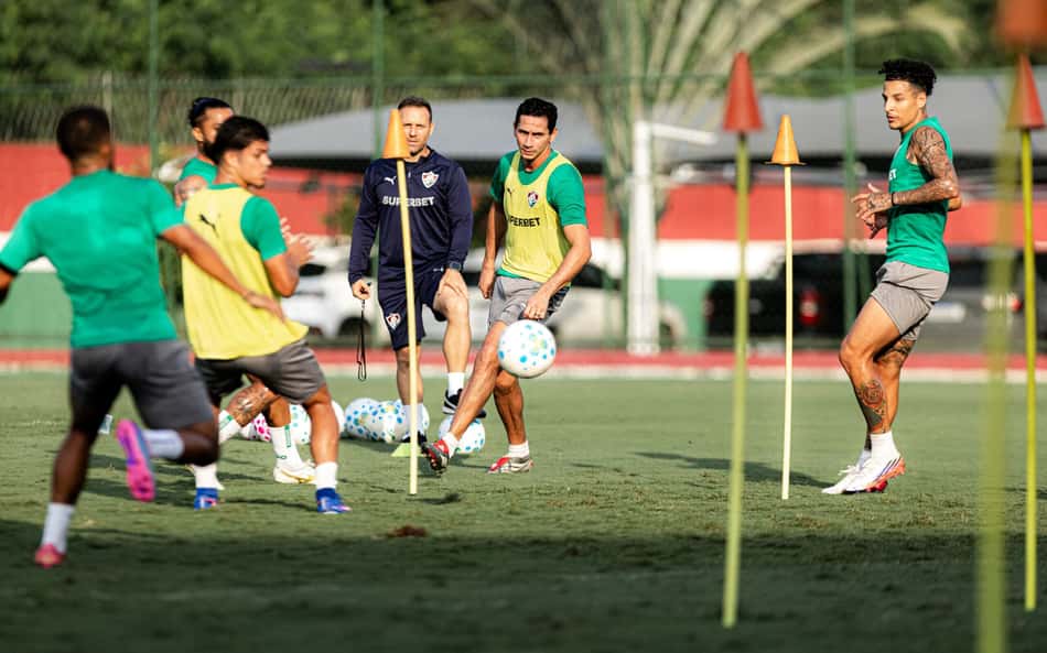 Treino do Fluminense no CT Carlos Castilho