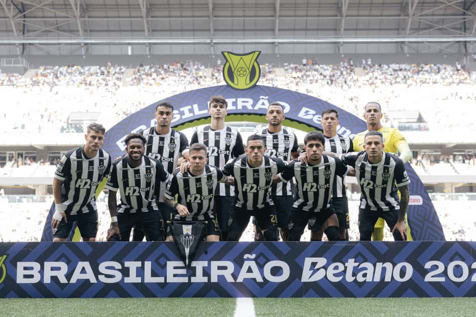 Foto do time do Atlético no Brasileirão (Foto: Pedro Souza / Atlético)