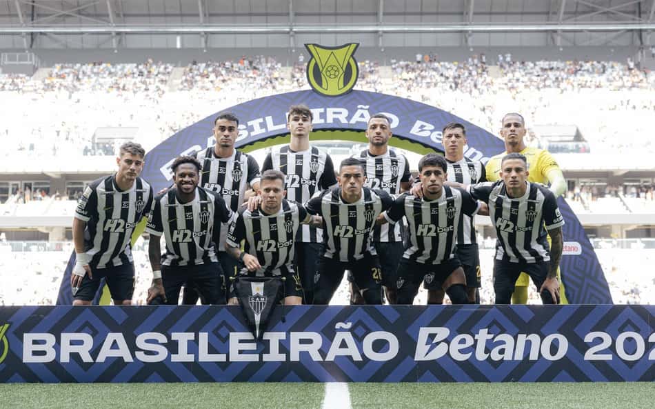 Foto do time do Atlético no Brasileirão (Foto: Pedro Souza / Atlético)
