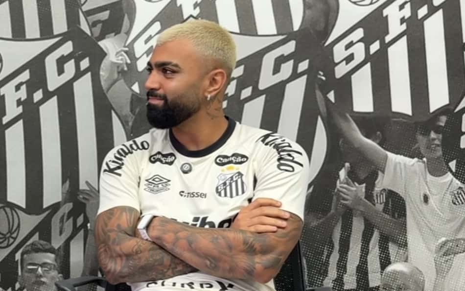 Gabigol, atacante do Flamengo, durante entrevista ao 'Fui Clear'