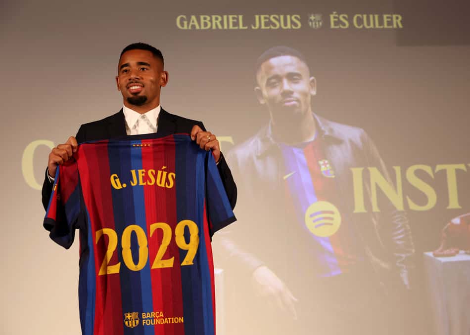 Gabriel Jesus é anunciado no Barcelona