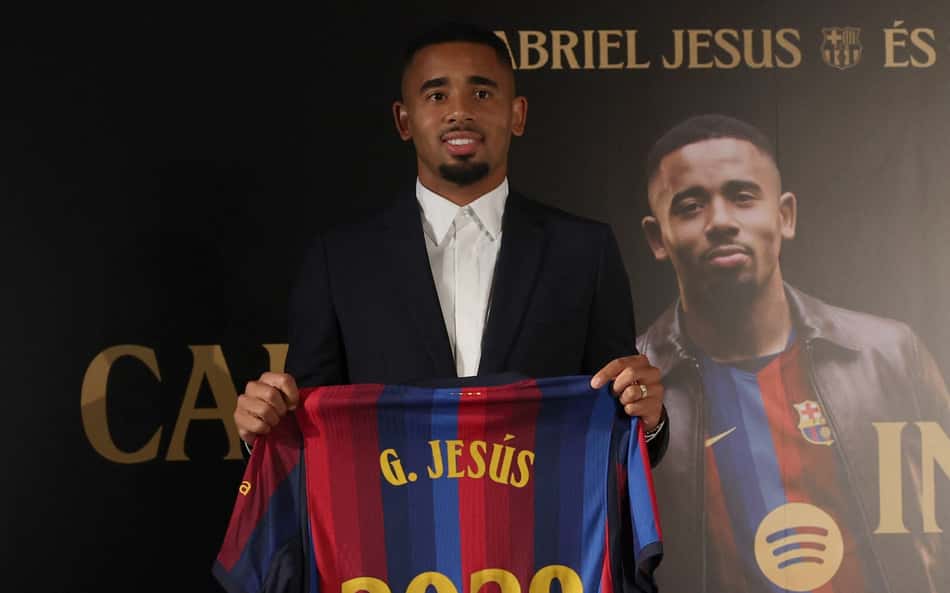 Gabriel Jesus é anunciado no Barcelona