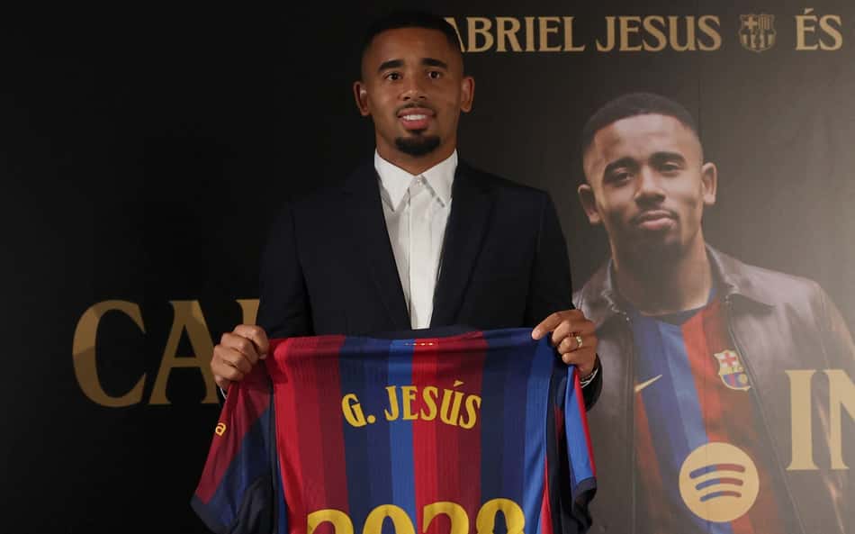 Gabriel Jesus é anunciado no Barcelona