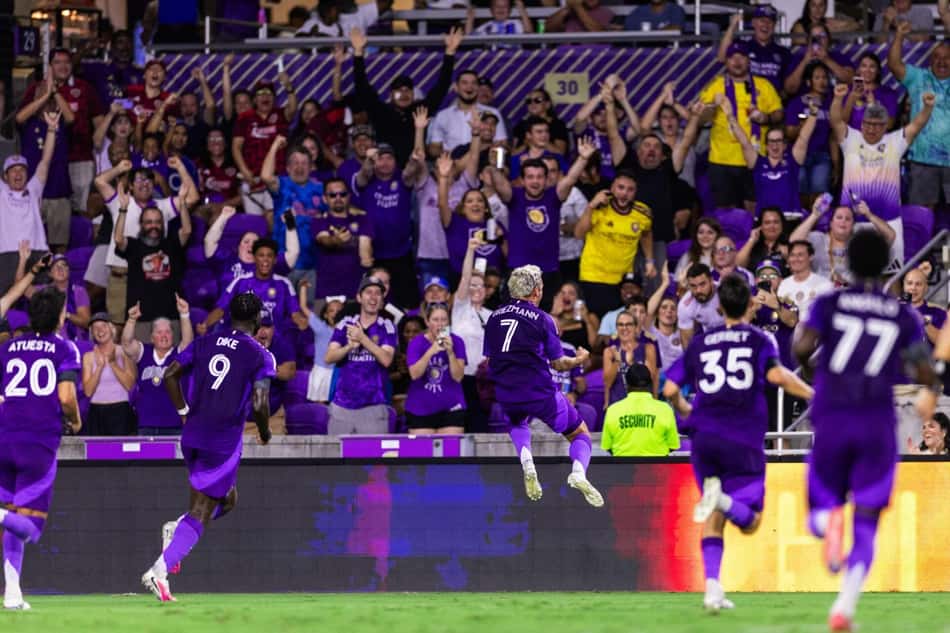 Griezmann comemorando gol pelo Orlando City