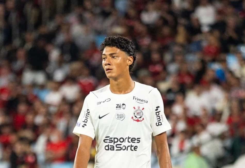 Iago machado na partida entre Flamengo x Corinthians