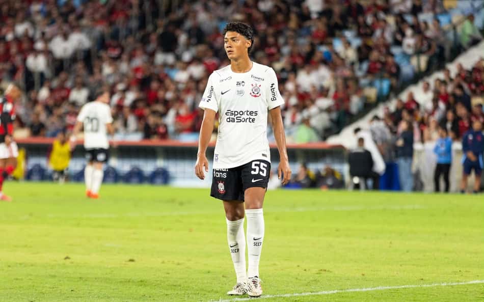 Iago machado na partida entre Flamengo x Corinthians