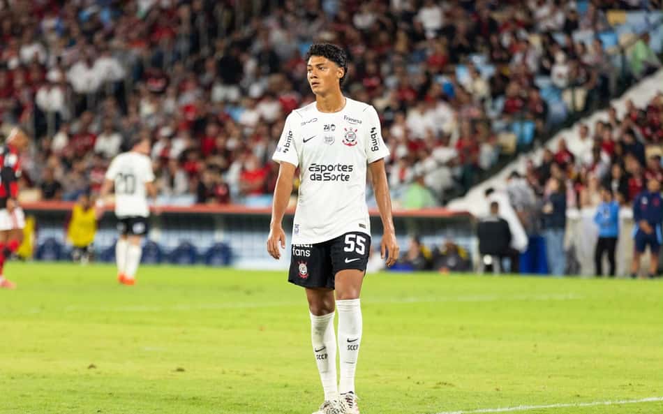 Iago machado na partida entre Flamengo x Corinthians
