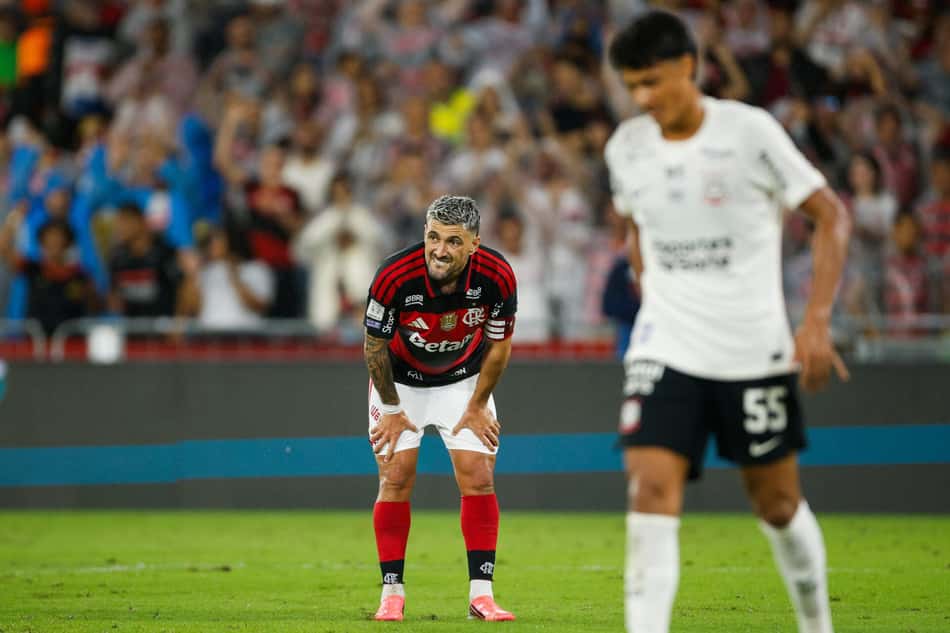 Iago machado na partida entre Flamengo x Corinthians