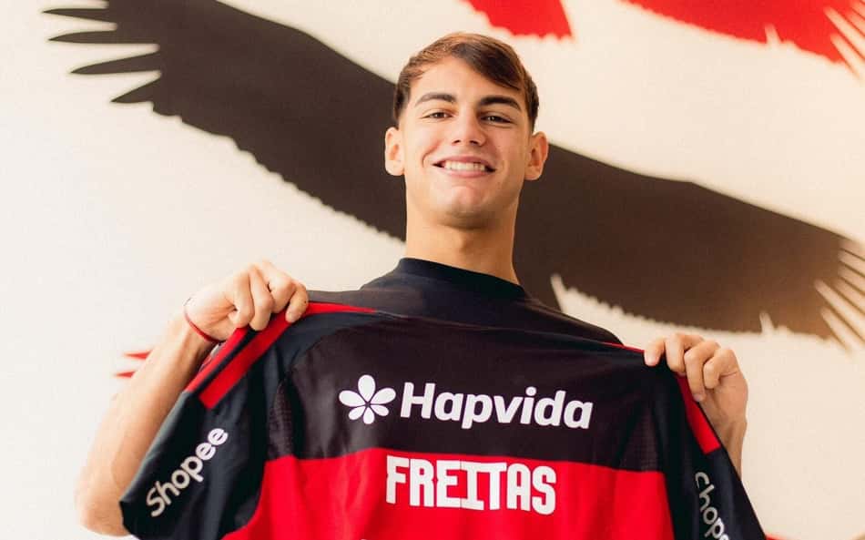Joaquín Freitas, novo reforço do Flamengo para a temporada 2026 (Foto: Divulgação)