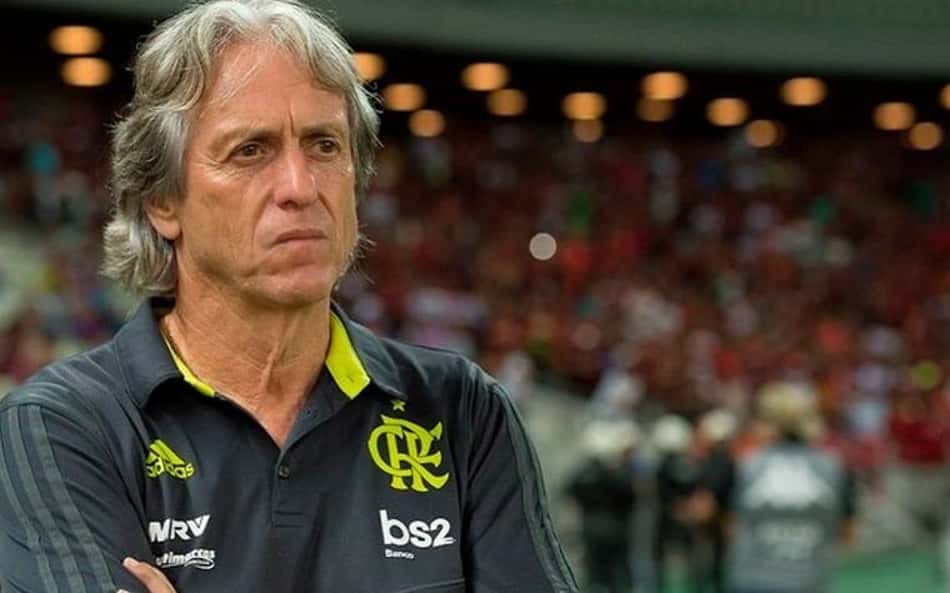 Jorge Jesus na época que treinava o Flamengo