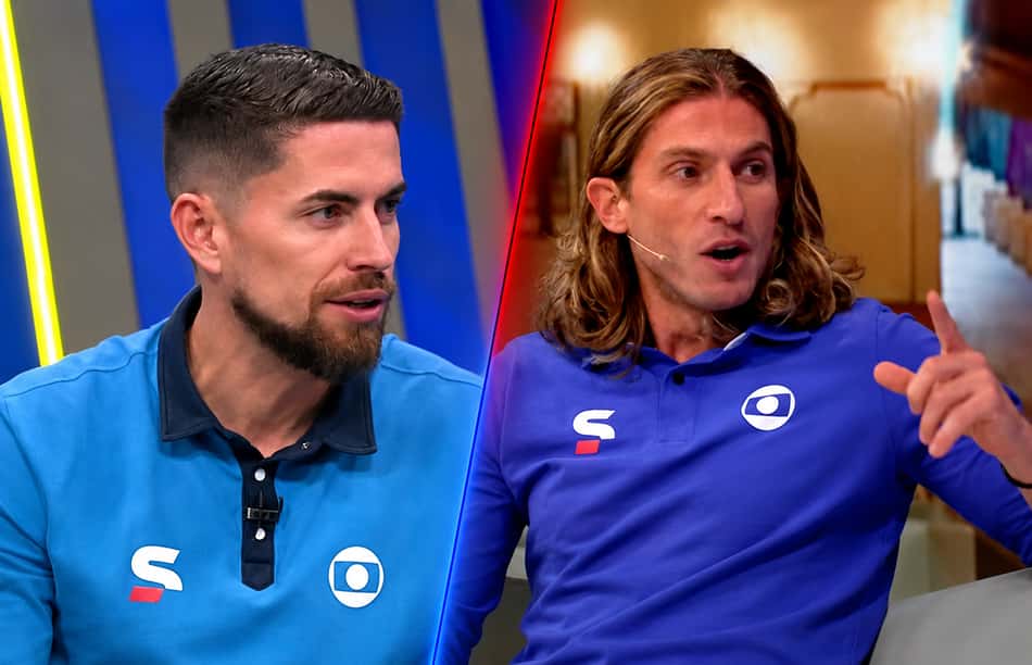 Jorginho e Filipe Luís como comentaristas