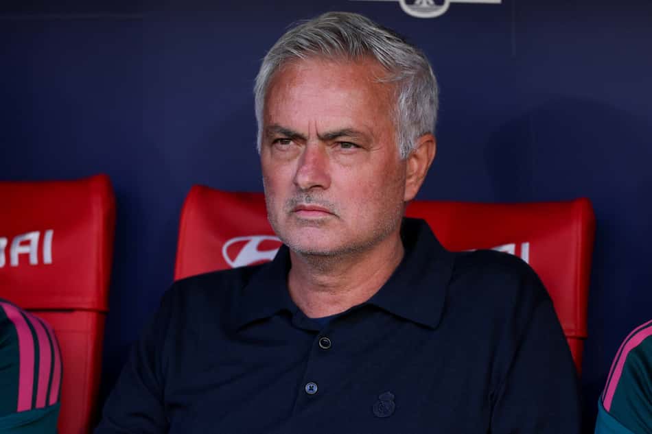 José Mourinho durante jogo do Real Madrid