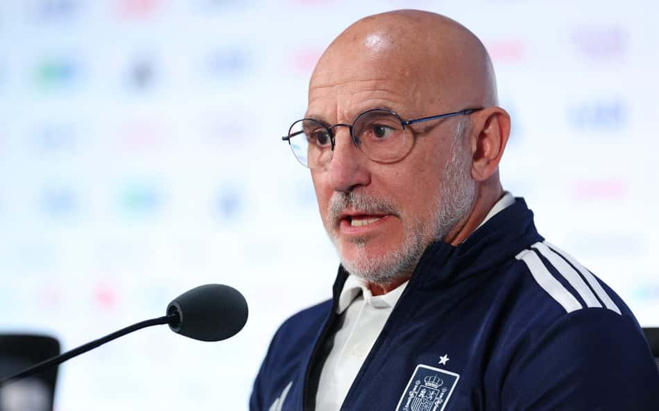 La Fuente, técnico da Espanha, concede entrevista coletiva