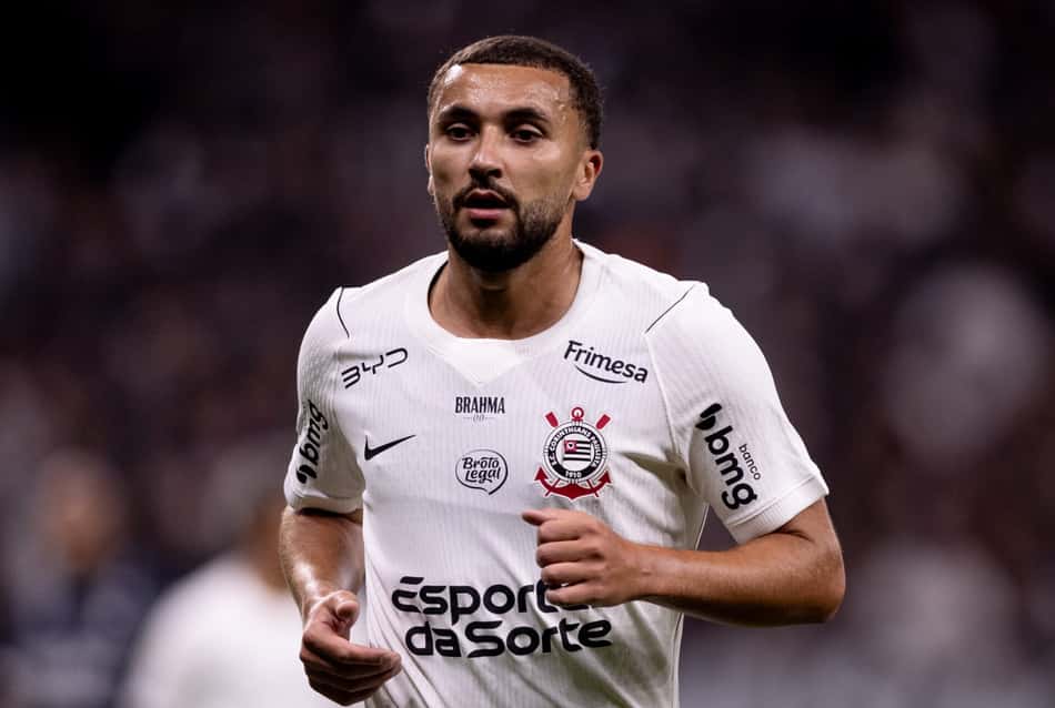 Labyad durante partida do Corinthians