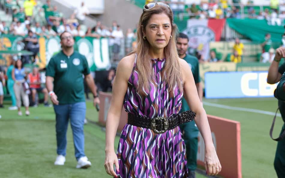 Leila Pereira, presidente do Palmeiras