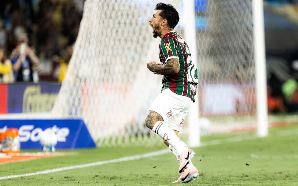 Lucho Acosta celebra gol decisivo pelo Fluminense: 'Estava esperando'