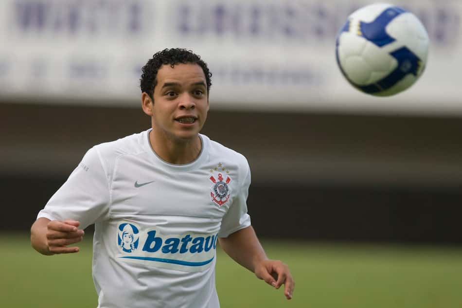 Lulinha com a camisa do Corinthians