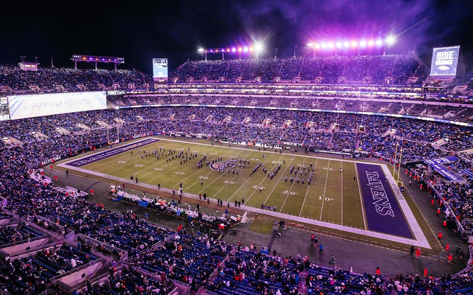 Estádio M&T Bank (Fotos de Joey Pulone/Baltimore Ravens)