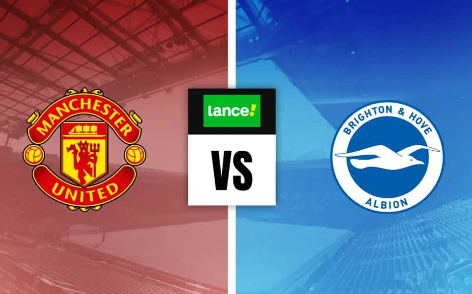 Escudos de Manchester United x Brighton para Palpites de Futebol