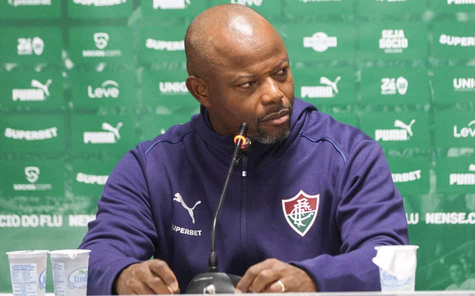 Marcão em coletiva após Fluminense x Vasco