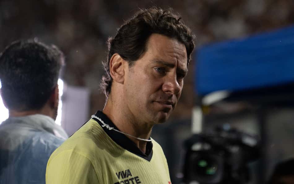 Marcos Lamacchia em São Januário durante Vasco x Cruzeiro