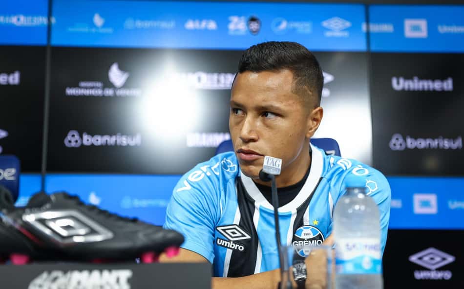 Apresentação de Marlon no Grêmio