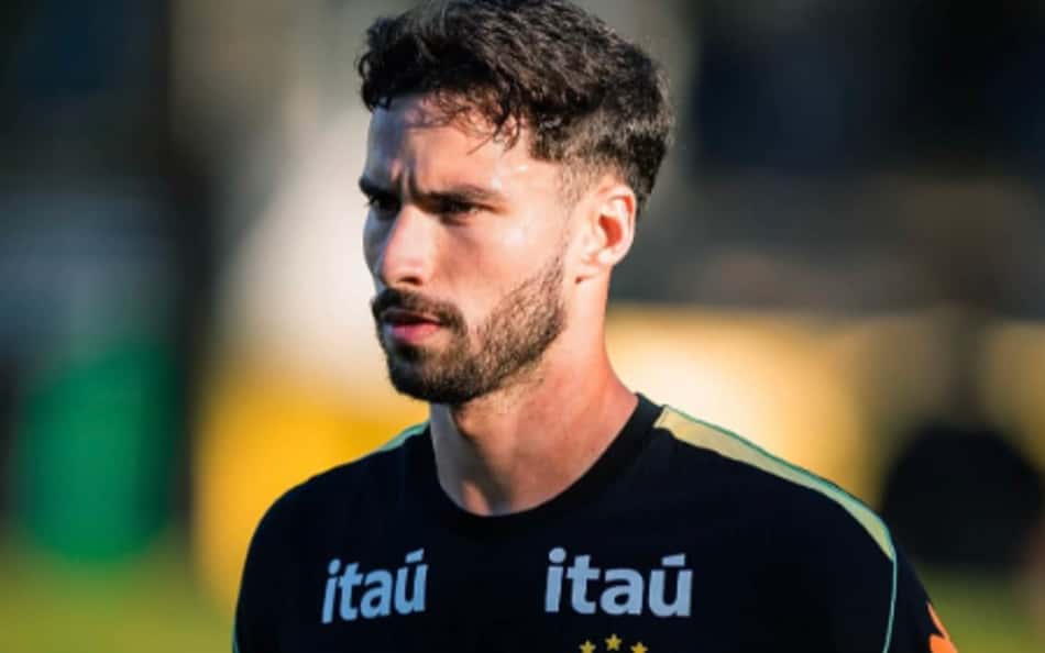 Martinelli, do Fluminense, em treino da Seleção Brasileira