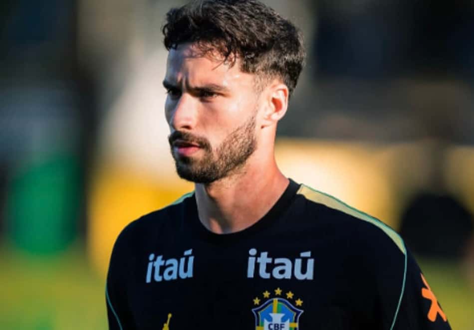 Martinelli, do Fluminense, em treino da Seleção Brasileira