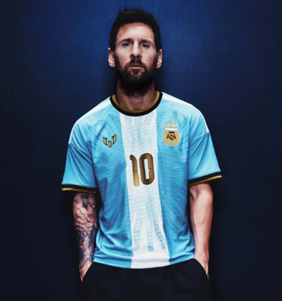 Messi ganha camisa especial para último jogo pela Argentina