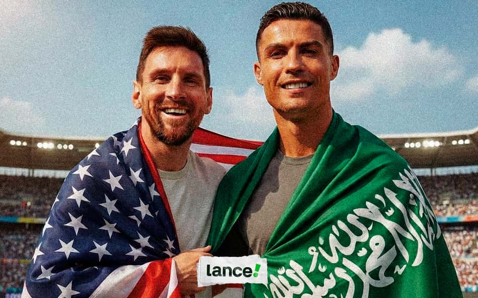 Messi e Cristiano Ronaldo deixaram a Europa e optaram por mercados alternativos, como Estados Unidos e Arábia Saudita, respectivamente