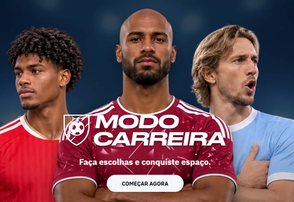 Home do "Modo Carreira" no Lance!