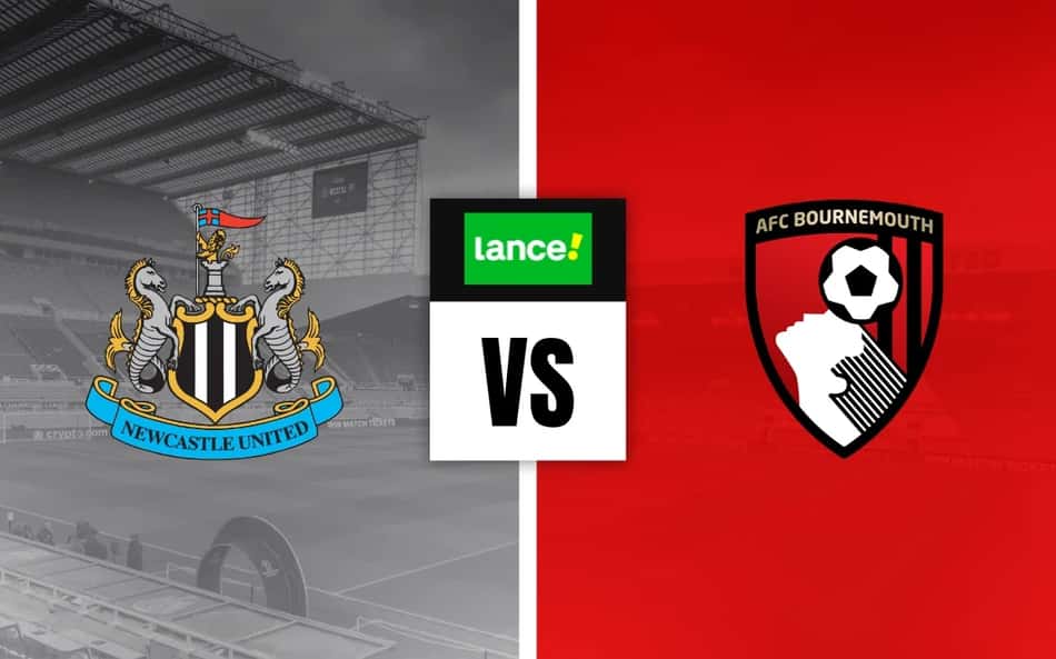 Escudos de Newcastle e Bournemouth para Palpites na Premier League
