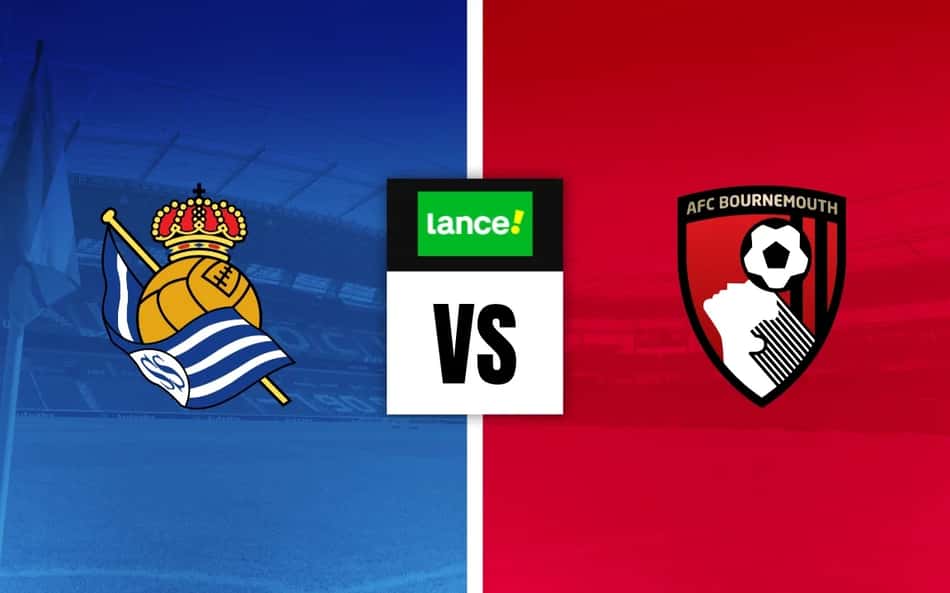 Escudos de Real Sociedad e Bournemouth para Palpites na Europa League