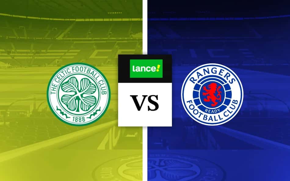 Escudos de Celtic e Rangers em palpites de futebol