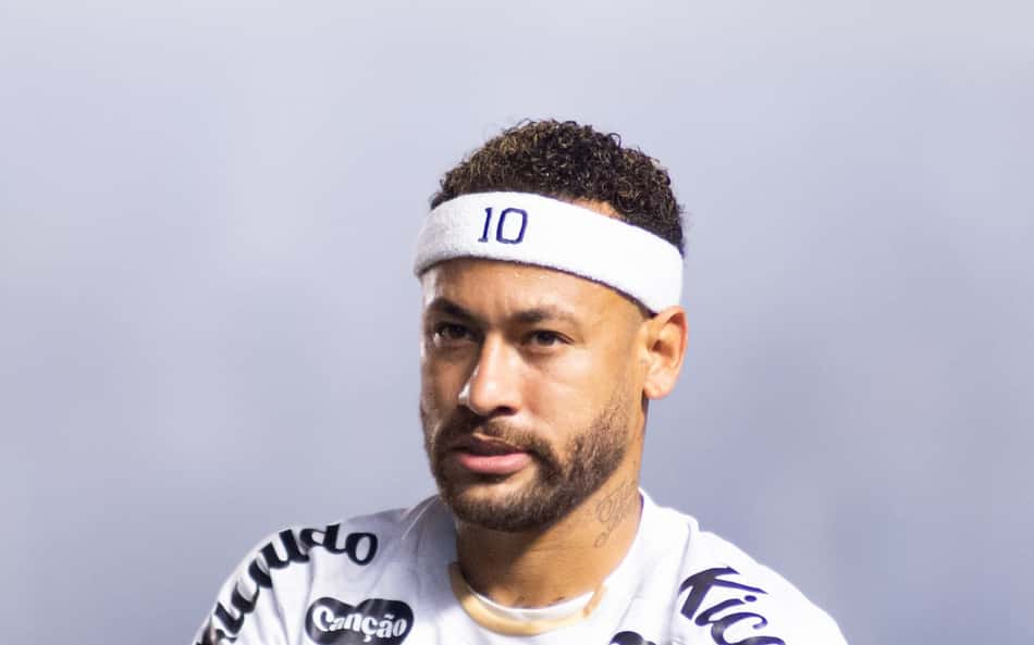 Atacante Neymar durante a partida entre Santos e Palmeiras na Vila Belmiro (Foto: Raul Baretta/ Santos FC)