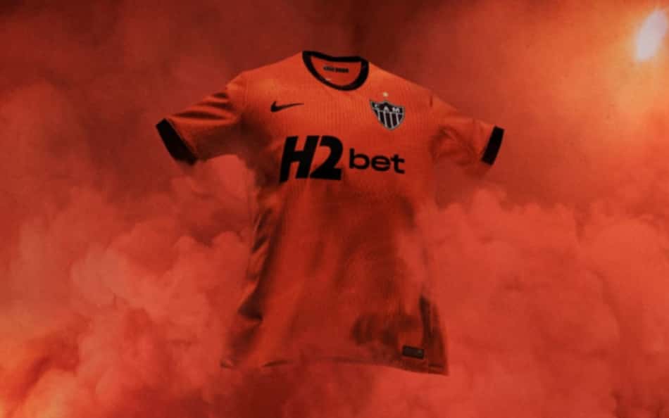 Nova camisa do Atlético laranja (reprodução Nike)