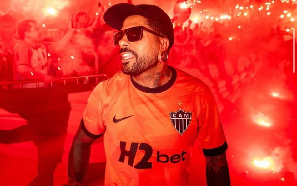 Nova camisa do Galo laranja (reprodução Atlético)